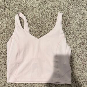 Lululemon align tank top strawberry milkshake C/D cup